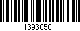 Código de barras (EAN, GTIN, SKU, ISBN): '16968501'
