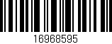 Código de barras (EAN, GTIN, SKU, ISBN): '16968595'