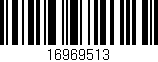 Código de barras (EAN, GTIN, SKU, ISBN): '16969513'