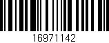 Código de barras (EAN, GTIN, SKU, ISBN): '16971142'