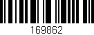 Código de barras (EAN, GTIN, SKU, ISBN): '169862'