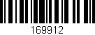 Código de barras (EAN, GTIN, SKU, ISBN): '169912'