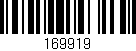 Código de barras (EAN, GTIN, SKU, ISBN): '169919'