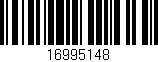 Código de barras (EAN, GTIN, SKU, ISBN): '16995148'