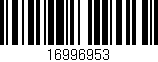 Código de barras (EAN, GTIN, SKU, ISBN): '16996953'
