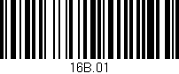 Código de barras (EAN, GTIN, SKU, ISBN): '16B.01'