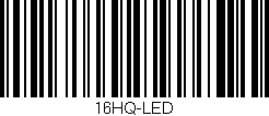 Código de barras (EAN, GTIN, SKU, ISBN): '16HQ-LED'