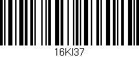 Código de barras (EAN, GTIN, SKU, ISBN): '16KI37'