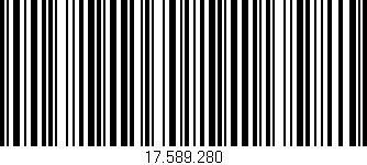 Código de barras (EAN, GTIN, SKU, ISBN): '17.589.280'