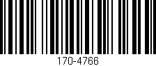 Código de barras (EAN, GTIN, SKU, ISBN): '170-4766'