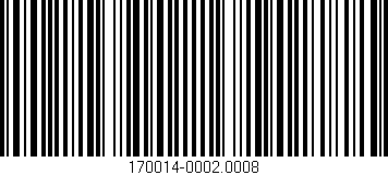 Código de barras (EAN, GTIN, SKU, ISBN): '170014-0002.0008'