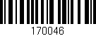 Código de barras (EAN, GTIN, SKU, ISBN): '170046'