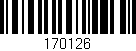 Código de barras (EAN, GTIN, SKU, ISBN): '170126'