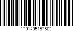 Código de barras (EAN, GTIN, SKU, ISBN): '1701435157503'