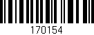 Código de barras (EAN, GTIN, SKU, ISBN): '170154'