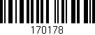 Código de barras (EAN, GTIN, SKU, ISBN): '170178'