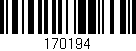 Código de barras (EAN, GTIN, SKU, ISBN): '170194'
