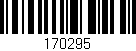 Código de barras (EAN, GTIN, SKU, ISBN): '170295'