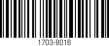 Código de barras (EAN, GTIN, SKU, ISBN): '1703-8016'