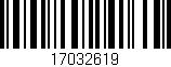Código de barras (EAN, GTIN, SKU, ISBN): '17032619'