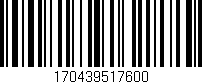 Código de barras (EAN, GTIN, SKU, ISBN): '170439517600'