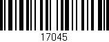 Código de barras (EAN, GTIN, SKU, ISBN): '17045'