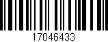 Código de barras (EAN, GTIN, SKU, ISBN): '17046433'