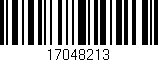 Código de barras (EAN, GTIN, SKU, ISBN): '17048213'