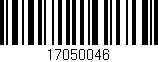 Código de barras (EAN, GTIN, SKU, ISBN): '17050046'
