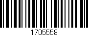 Código de barras (EAN, GTIN, SKU, ISBN): '1705558'