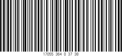 Código de barras (EAN, GTIN, SKU, ISBN): '17055_364_0_37/38'