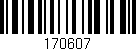 Código de barras (EAN, GTIN, SKU, ISBN): '170607'