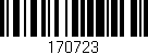 Código de barras (EAN, GTIN, SKU, ISBN): '170723'