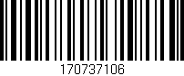Código de barras (EAN, GTIN, SKU, ISBN): '170737106'