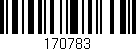 Código de barras (EAN, GTIN, SKU, ISBN): '170783'