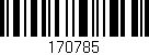 Código de barras (EAN, GTIN, SKU, ISBN): '170785'