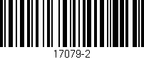 Código de barras (EAN, GTIN, SKU, ISBN): '17079-2'