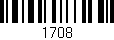 Código de barras (EAN, GTIN, SKU, ISBN): '1708'