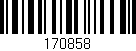 Código de barras (EAN, GTIN, SKU, ISBN): '170858'