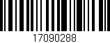 Código de barras (EAN, GTIN, SKU, ISBN): '17090288'