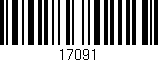 Código de barras (EAN, GTIN, SKU, ISBN): '17091'