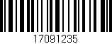 Código de barras (EAN, GTIN, SKU, ISBN): '17091235'