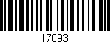 Código de barras (EAN, GTIN, SKU, ISBN): '17093'