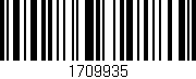 Código de barras (EAN, GTIN, SKU, ISBN): '1709935'