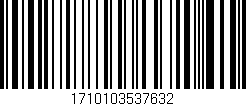 Código de barras (EAN, GTIN, SKU, ISBN): '1710103537632'