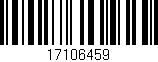 Código de barras (EAN, GTIN, SKU, ISBN): '17106459'