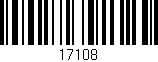 Código de barras (EAN, GTIN, SKU, ISBN): '17108'