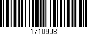 Código de barras (EAN, GTIN, SKU, ISBN): '1710908'