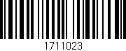 Código de barras (EAN, GTIN, SKU, ISBN): '1711023'