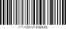 Código de barras (EAN, GTIN, SKU, ISBN): '171109101046840'